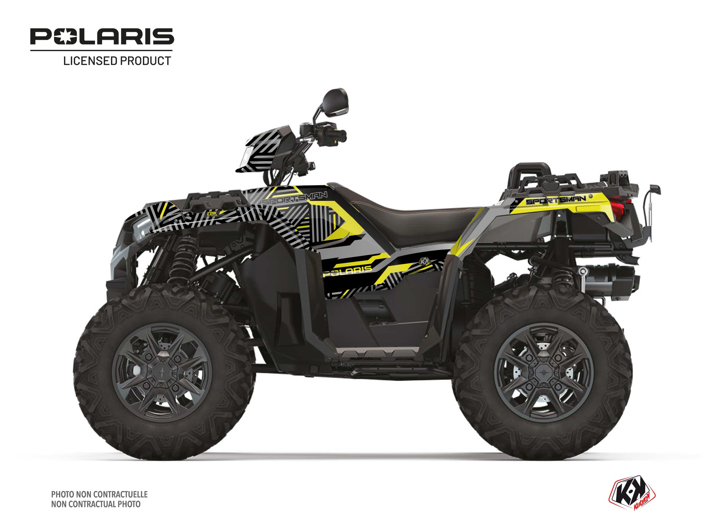 Kit Déco Quad Epik Polaris 1000 Sportsman XP S Forest Jaune