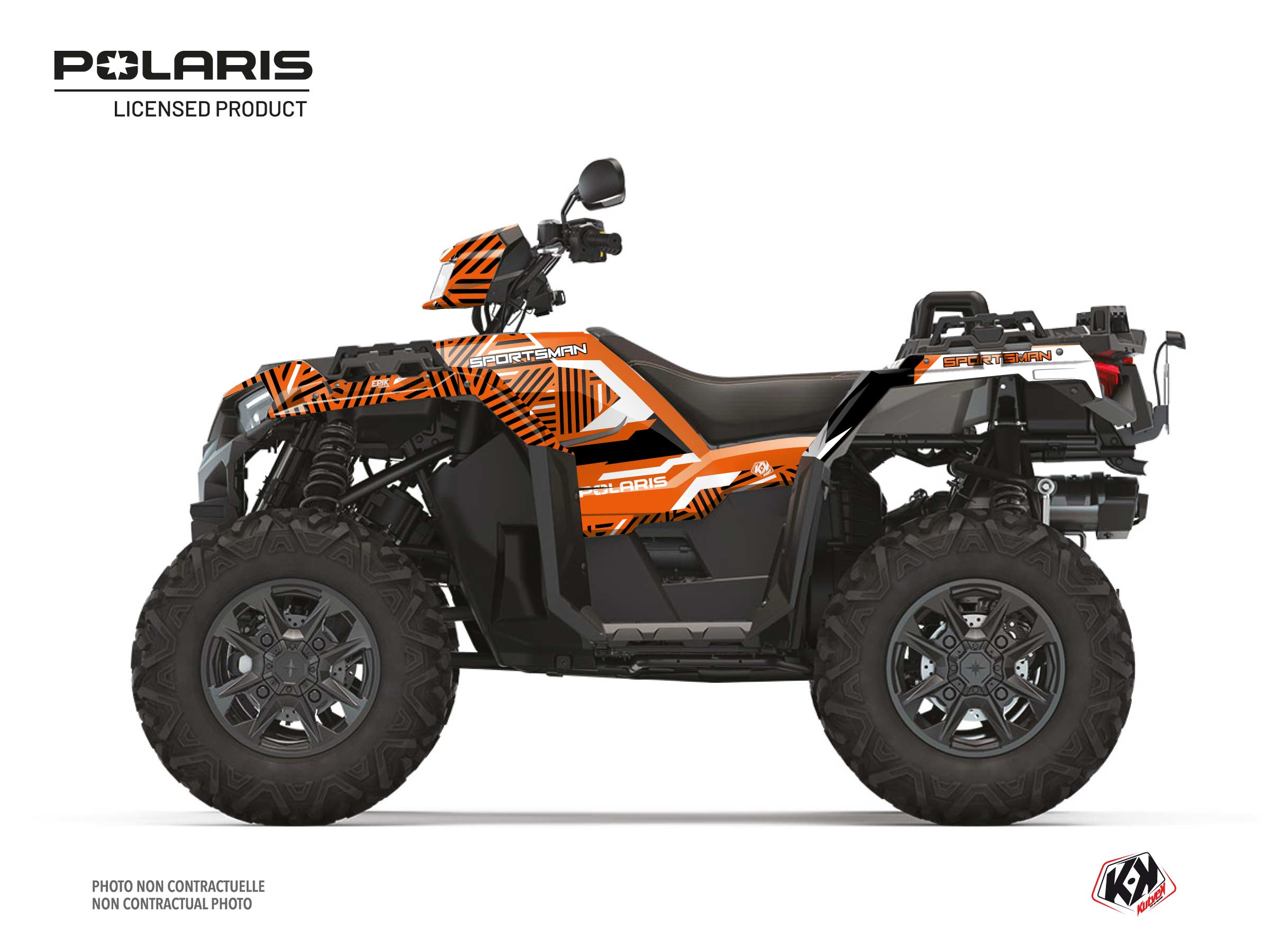 Kit Déco Quad Epik Polaris 1000 Sportsman XP S Forest Orange