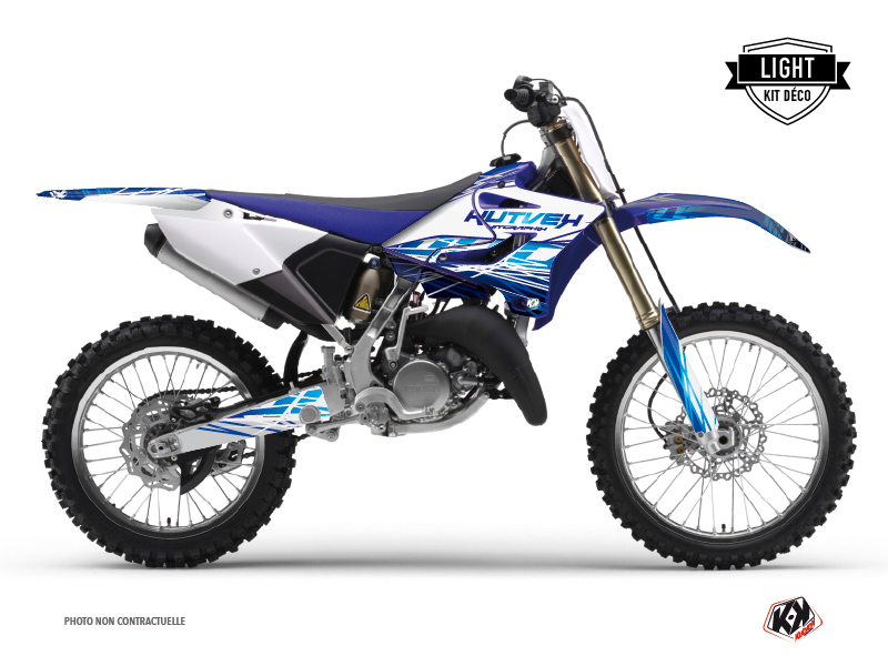 Yamaha 250 YZ Dirt Bike Eraser Graphic Kit Blue LIGHT