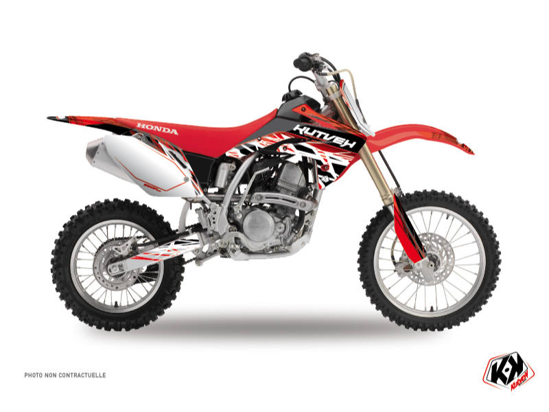 Honda 125 CR Dirt Bike Eraser Graphic Kit Red White