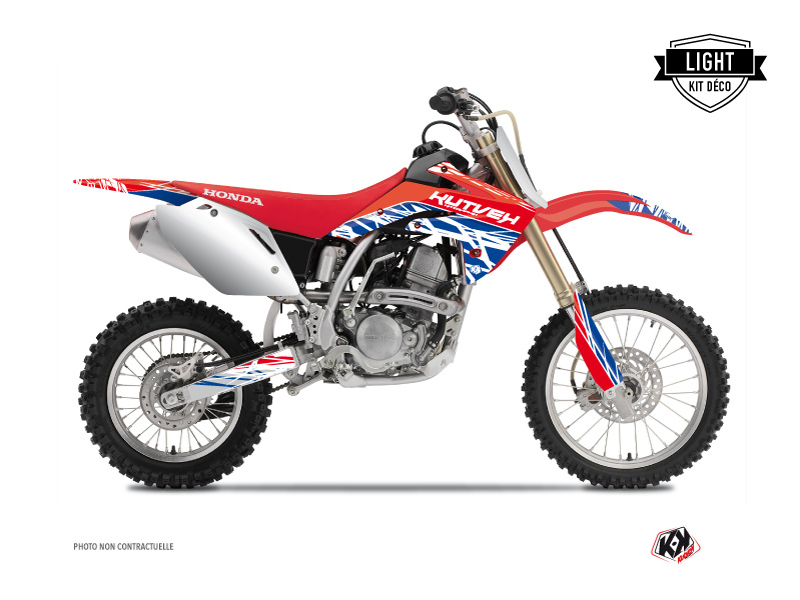 Kit Déco Moto Cross Eraser Honda 125 CR Rouge Bleu LIGHT