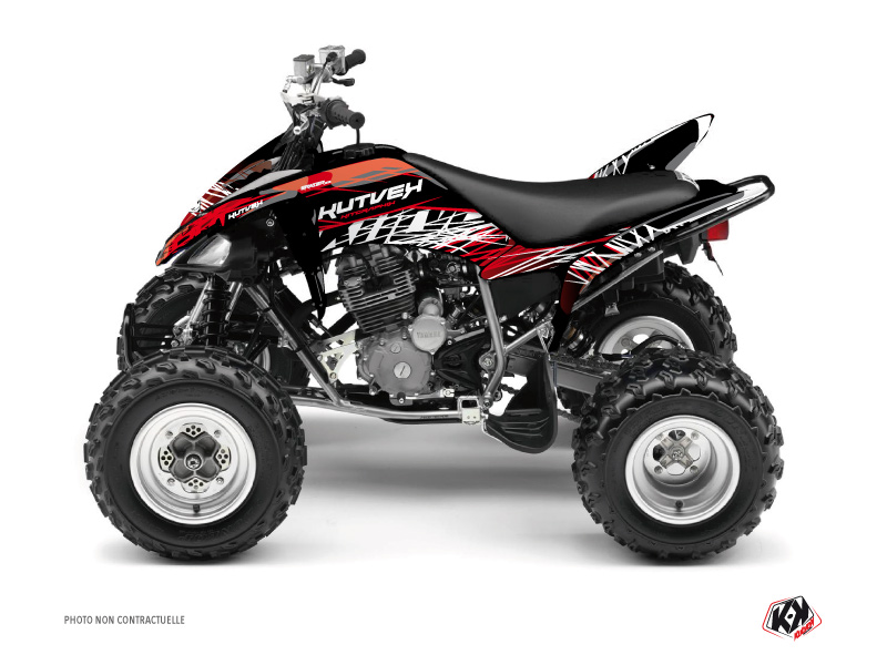 Kit Déco Quad Eraser Yamaha 250 Raptor Rouge Blanc