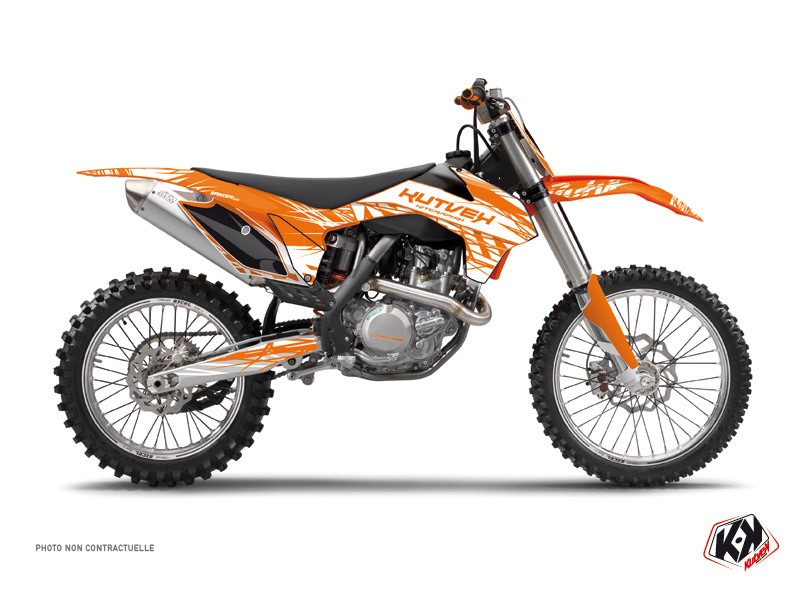 KTM 250 SX Dirt Bike Eraser Graphic Kit Orange