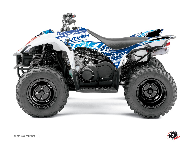 Yamaha 350-450 Wolverine ATV Eraser Graphic Kit Blue