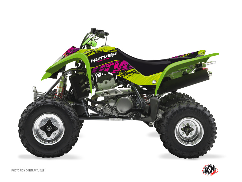 Kawasaki 400 KFX ATV Eraser Graphic Kit Green