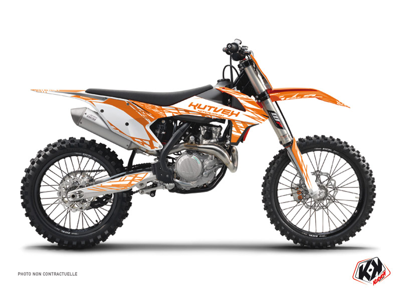 Kit Déco Moto Cross Eraser KTM 450 SXF Orange