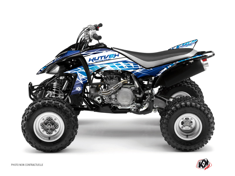 Yamaha 450 YFZ ATV Eraser Graphic Kit Blue