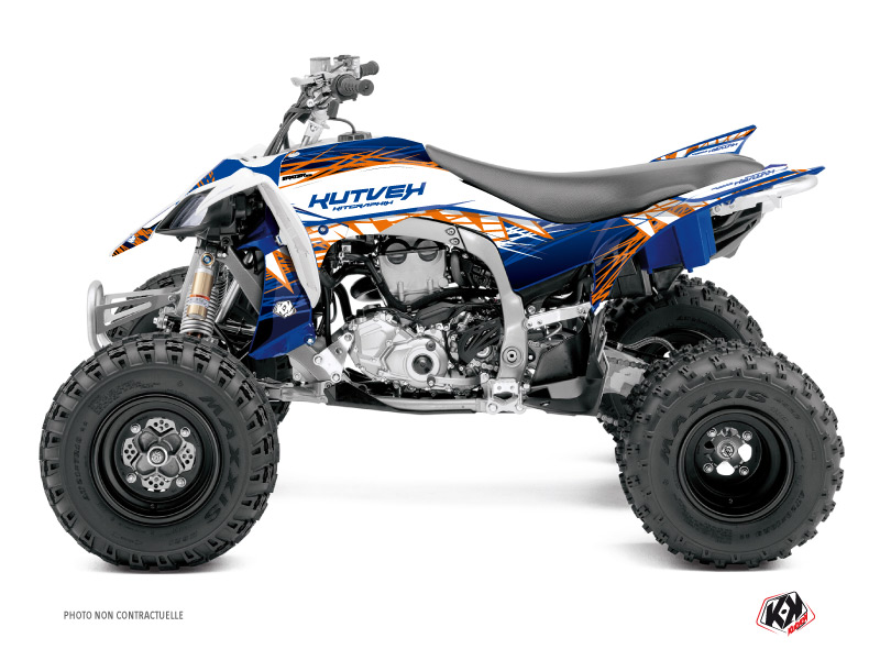 Kit Déco Quad Eraser Yamaha 450 YFZ R Bleu Orange