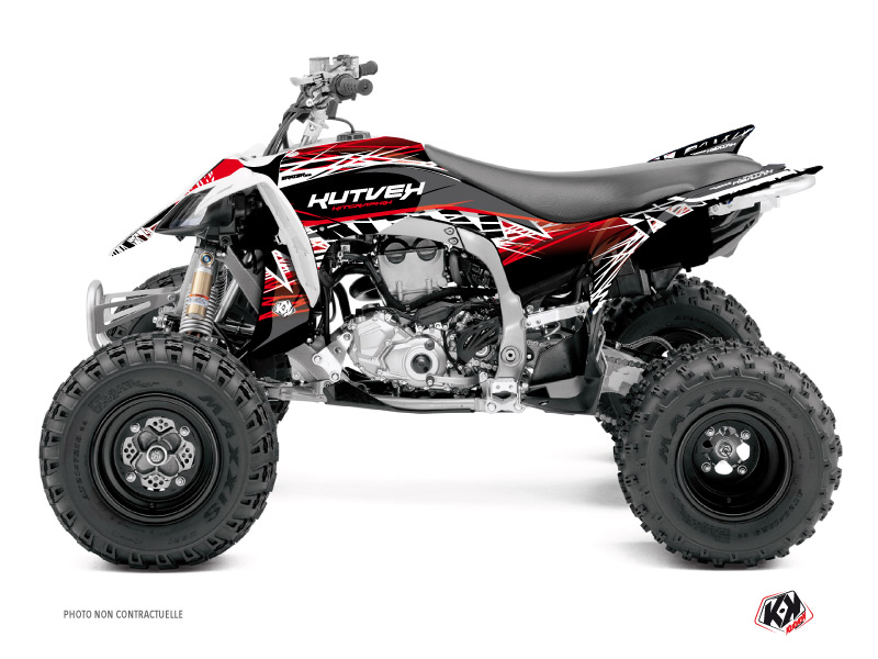 Kit Déco Quad Eraser Yamaha 450 YFZ R Rouge Blanc