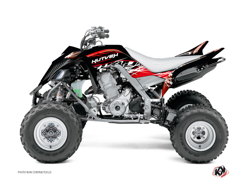 Yamaha 660 Raptor ATV Eraser Graphic Kit Red White