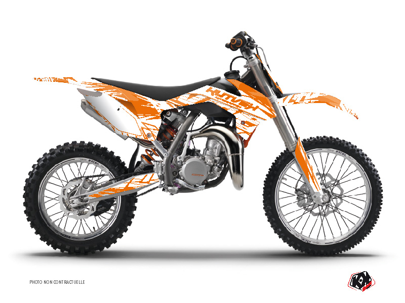 KTM 85 SX Dirt Bike Eraser Graphic Kit Orange