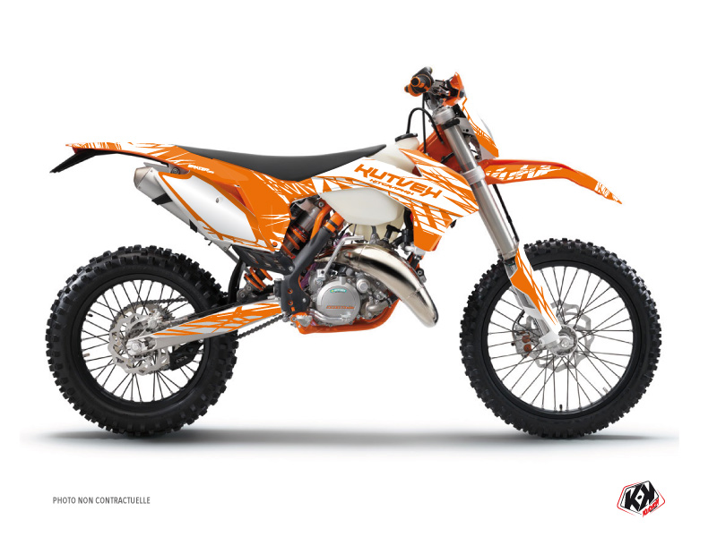 KTM EXC-EXCF Dirt Bike Eraser Graphic Kit Orange