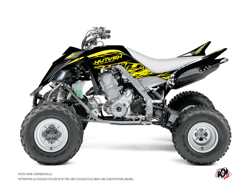 Yamaha 660 Raptor ATV Eraser Fluo Graphic Kit Yellow