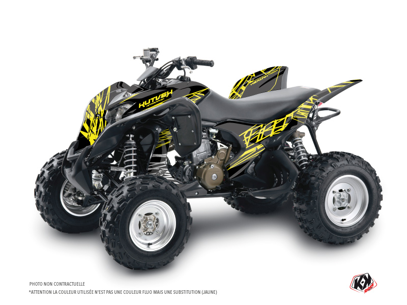 Kit Déco Quad Eraser Fluo Honda 700 TRX Jaune