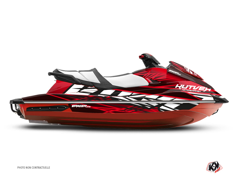 Yamaha GP 1800 Jet-Ski Eraser Graphic Kit Red White