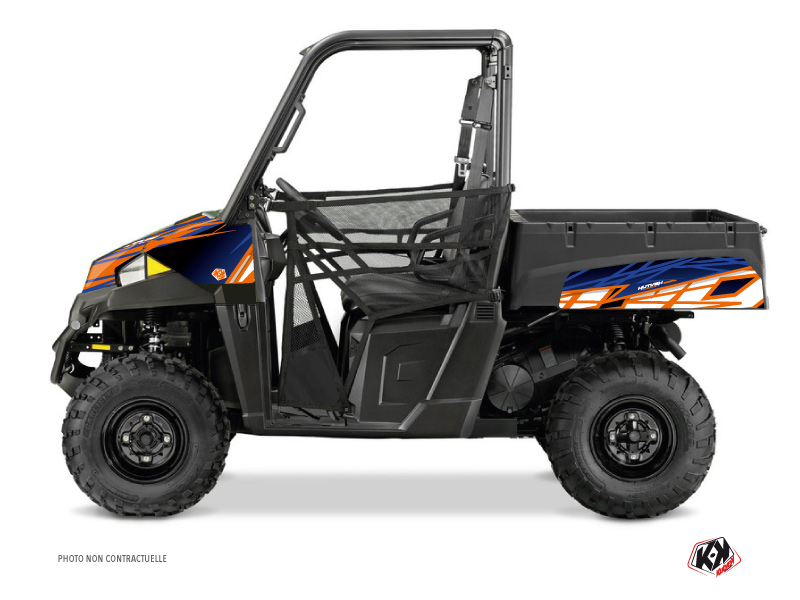 Kit Déco SSV Eraser Polaris Ranger 570 Bleu Orange