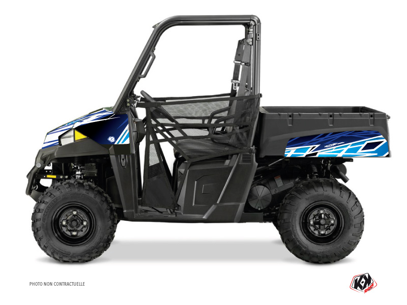 Polaris Ranger 570 UTV Eraser Graphic Kit Blue