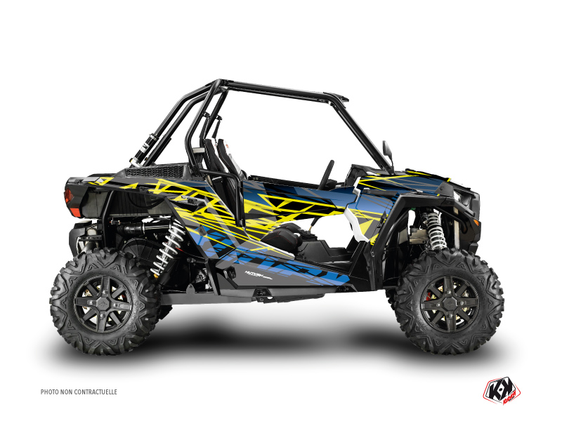 Kit Déco SSV Eraser Polaris RZR 1000 Neon Bleu