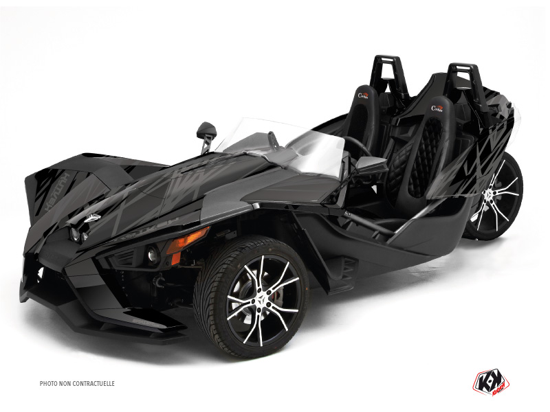 Kit Déco Hybride Eraser Polaris Slingshot Noir Gris