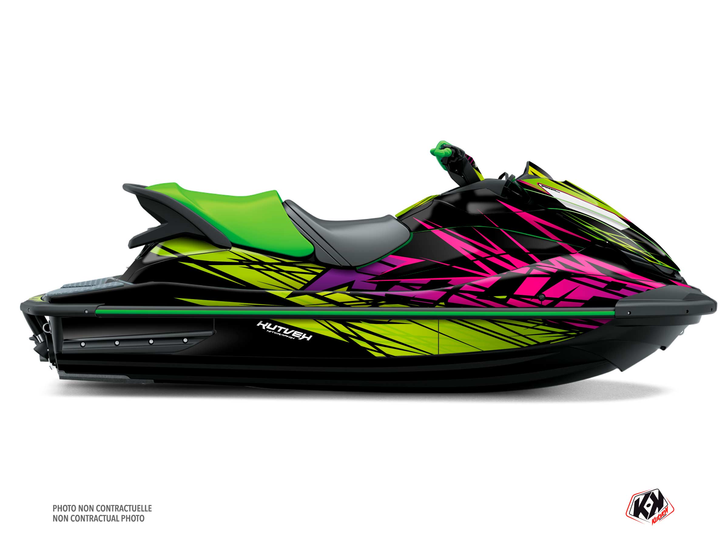 Kit Déco Jet-Ski Eraser Kawasaki STX 160 Vert