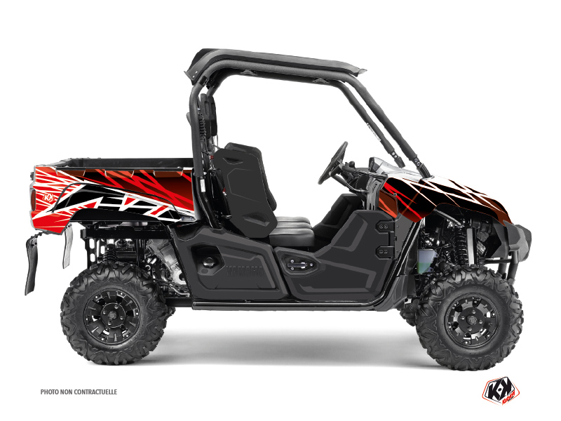 Yamaha Viking UTV Eraser Graphic Kit Red White