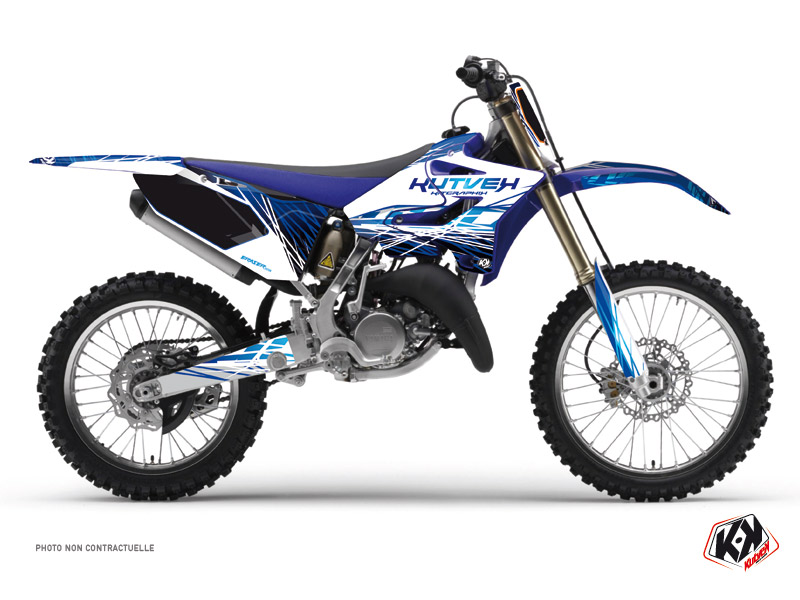 Yamaha 125 YZ Dirt Bike Eraser Graphic Kit Blue