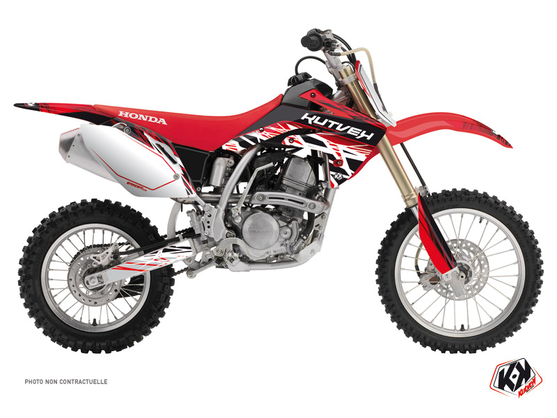 Kit Déco Moto Cross Eraser Honda 150 CRF Rouge Blanc