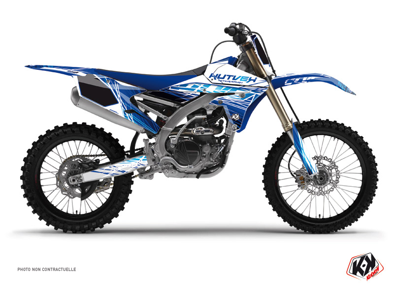 Kit Déco Moto Cross Eraser Yamaha 250 YZF Bleu