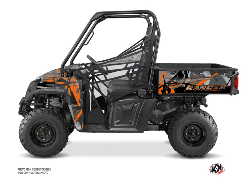 Kit Déco SSV Evil Polaris Ranger 570 FULL Gris Orange