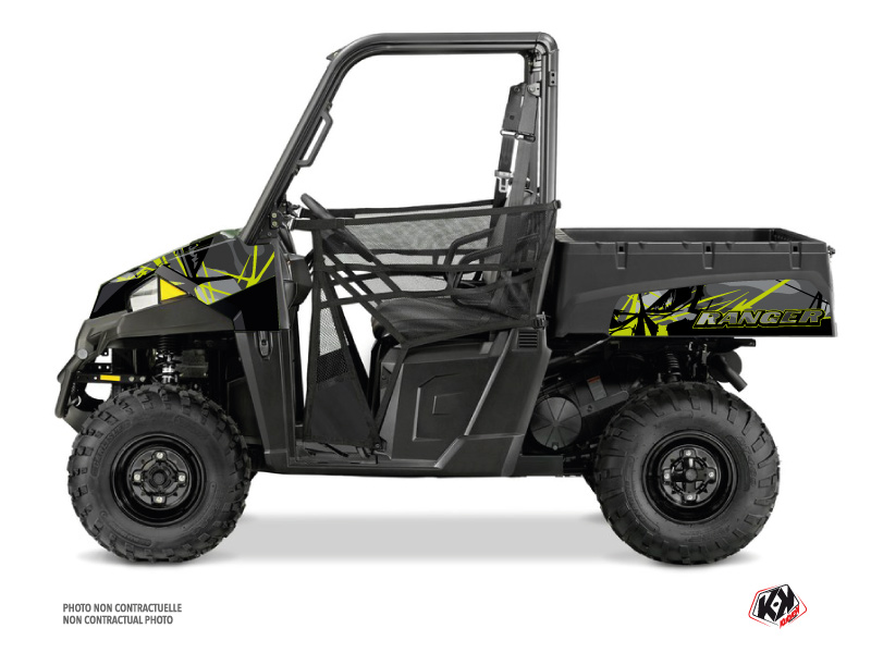 Polaris Ranger 570 UTV Evil Graphic Kit Grey Green