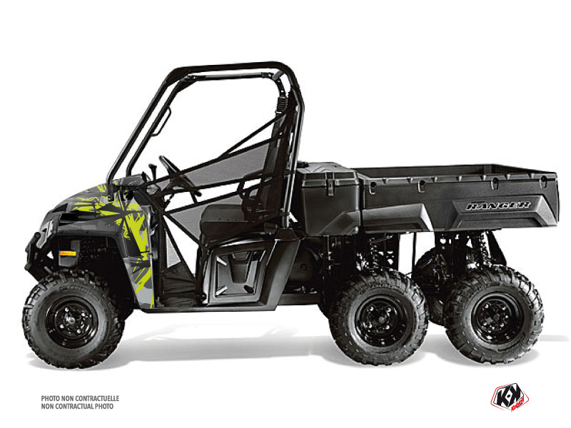 Kit Déco SSV Evil Polaris Ranger 6x6 Gris Vert