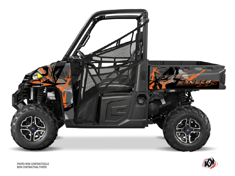 Kit Déco SSV Evil Polaris Ranger 900 XP Gris Orange