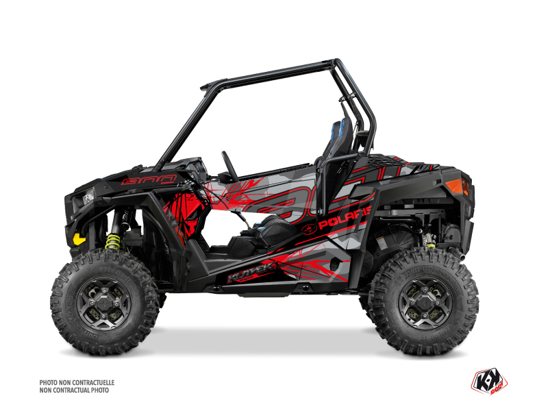 Kit Déco SSV Evil Polaris RZR 900 S Gris Rouge