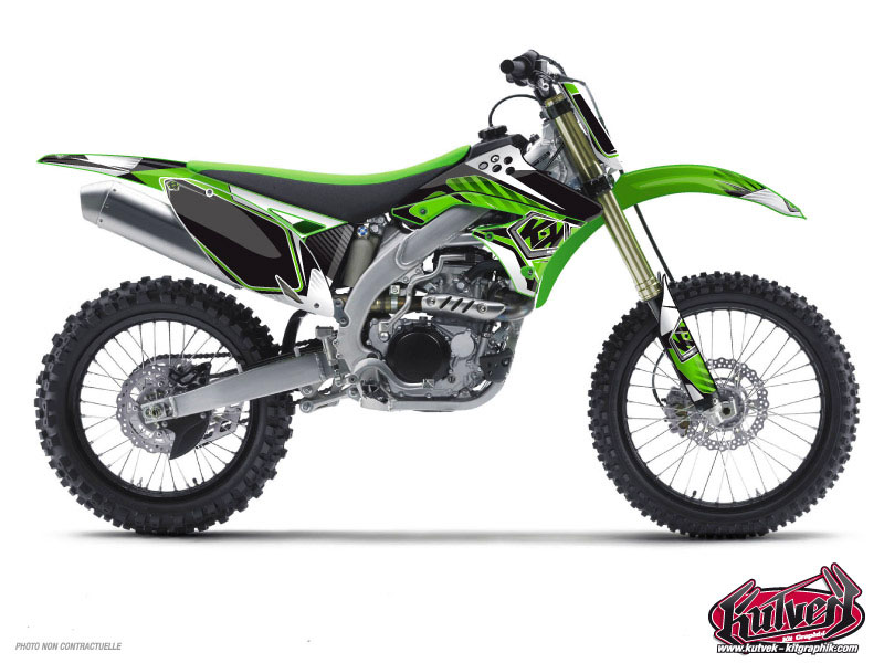 Kawasaki 125 KX Dirt Bike Factory Graphic Kit Kutvek Kit Graphik