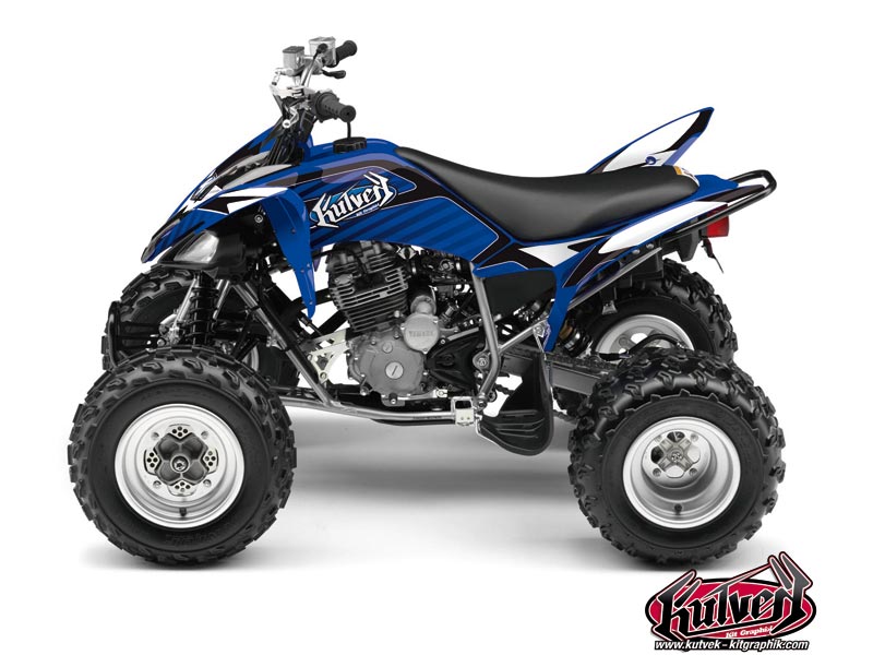 Yamaha 250 Raptor ATV Factory Graphic Kit Blue