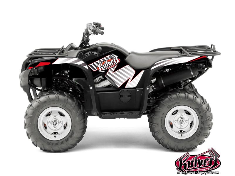 Yamaha 550-700 Grizzly ATV Factory Graphic Kit Red