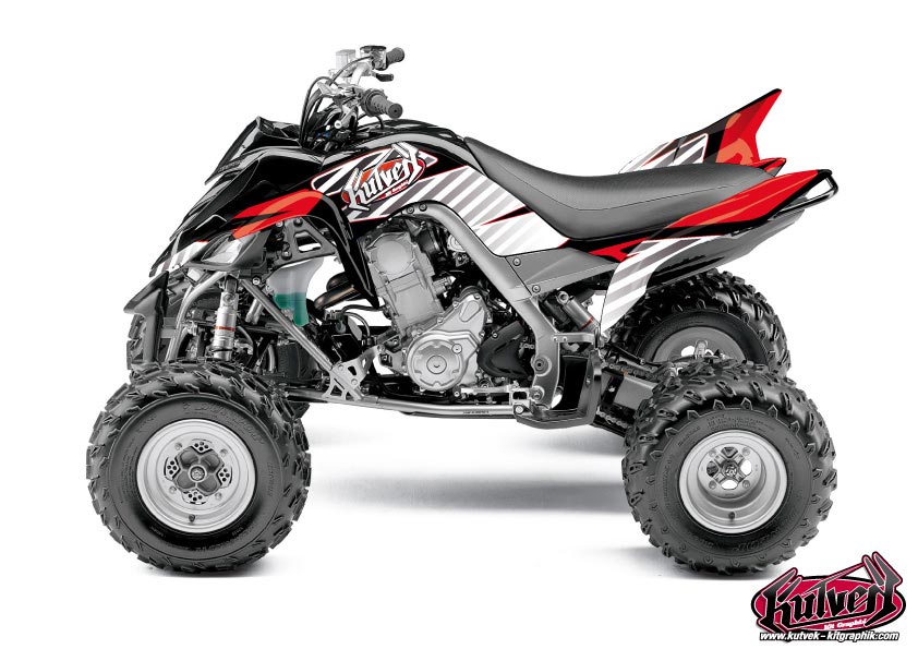 Yamaha 700 Raptor ATV Factory Graphic Kit Red