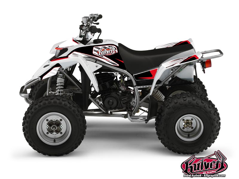 Yamaha Blaster ATV Factory Graphic Kit Red