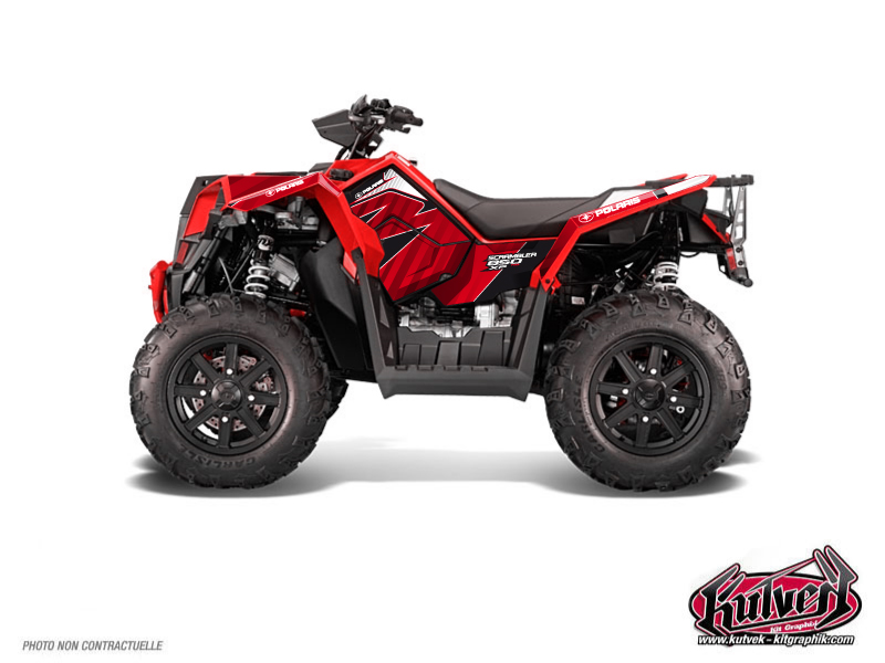 Kit Déco Quad Factory Polaris Scrambler 850-1000 XP Rouge FULL