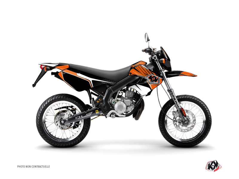 Kit Déco 50cc Factory Derbi Xrace Orange