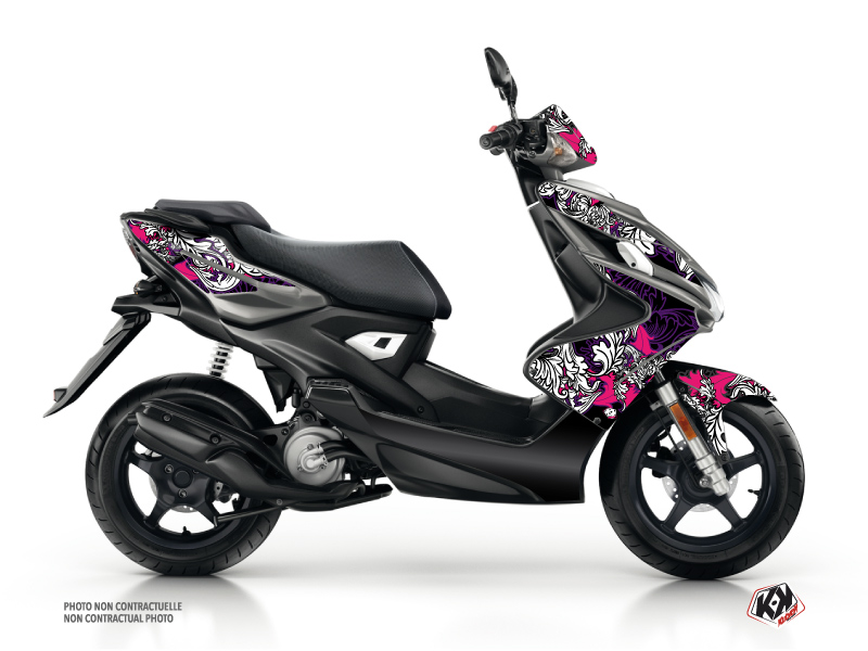 Yamaha Aerox Scooter Fashion Graphic Kit Pink