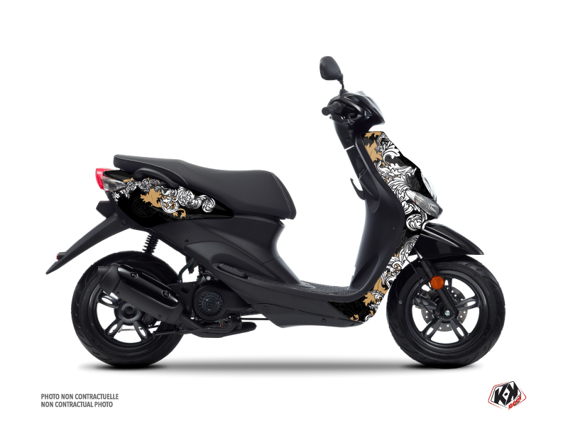 MBK Ovetto Scooter Fashion Graphic Kit Gold