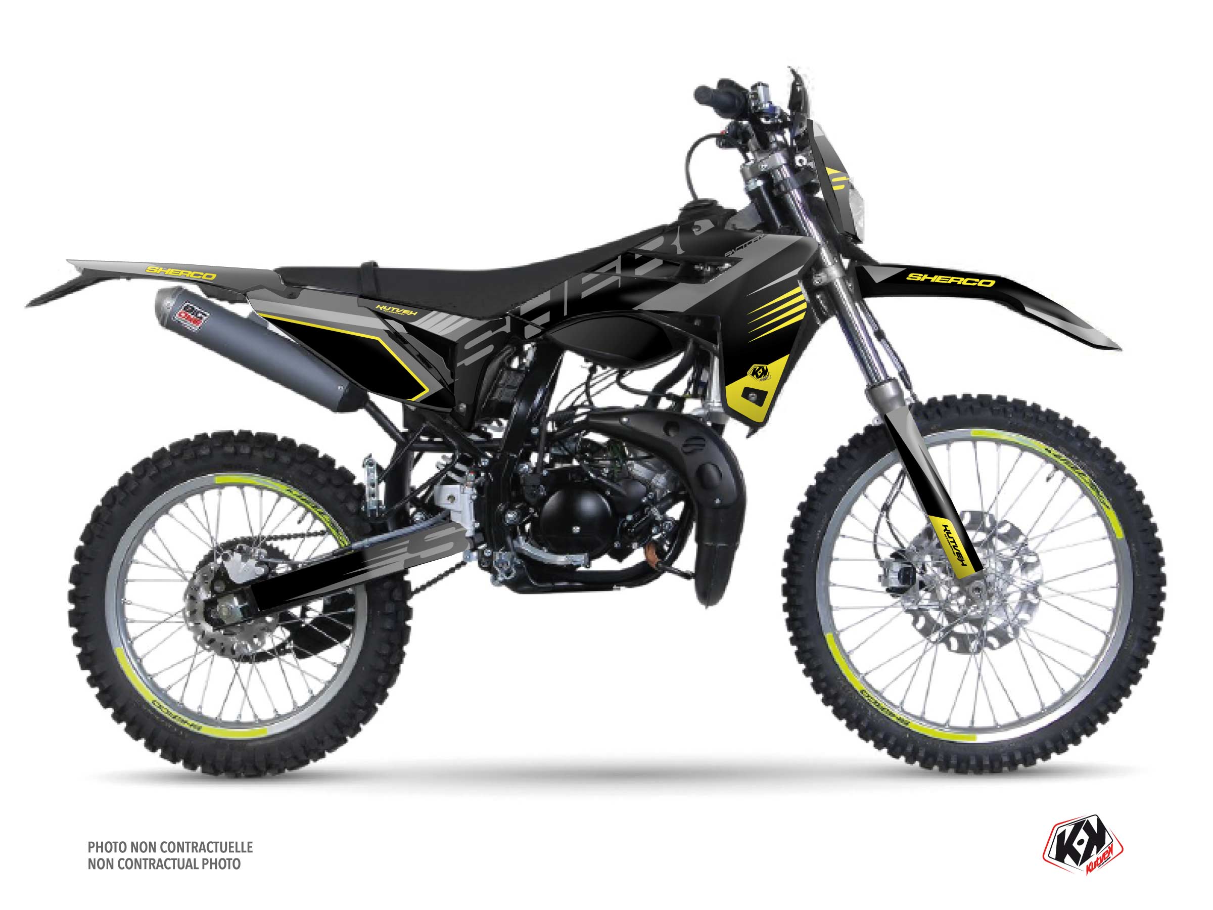 Fast Graphic Kit Sherco SE 50 Black