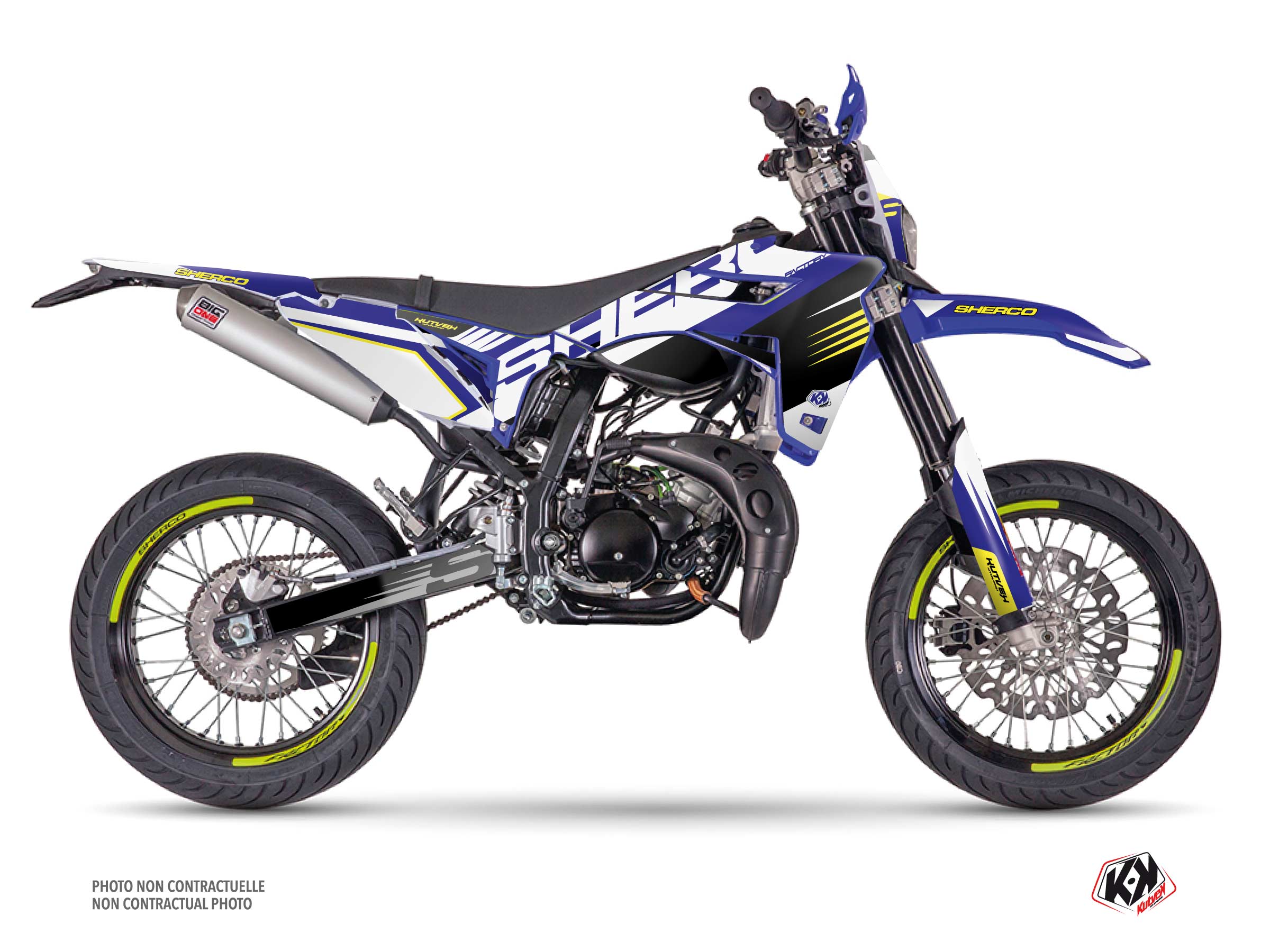 Kit Déco 50cc Fast Sherco SM 50 Bleu