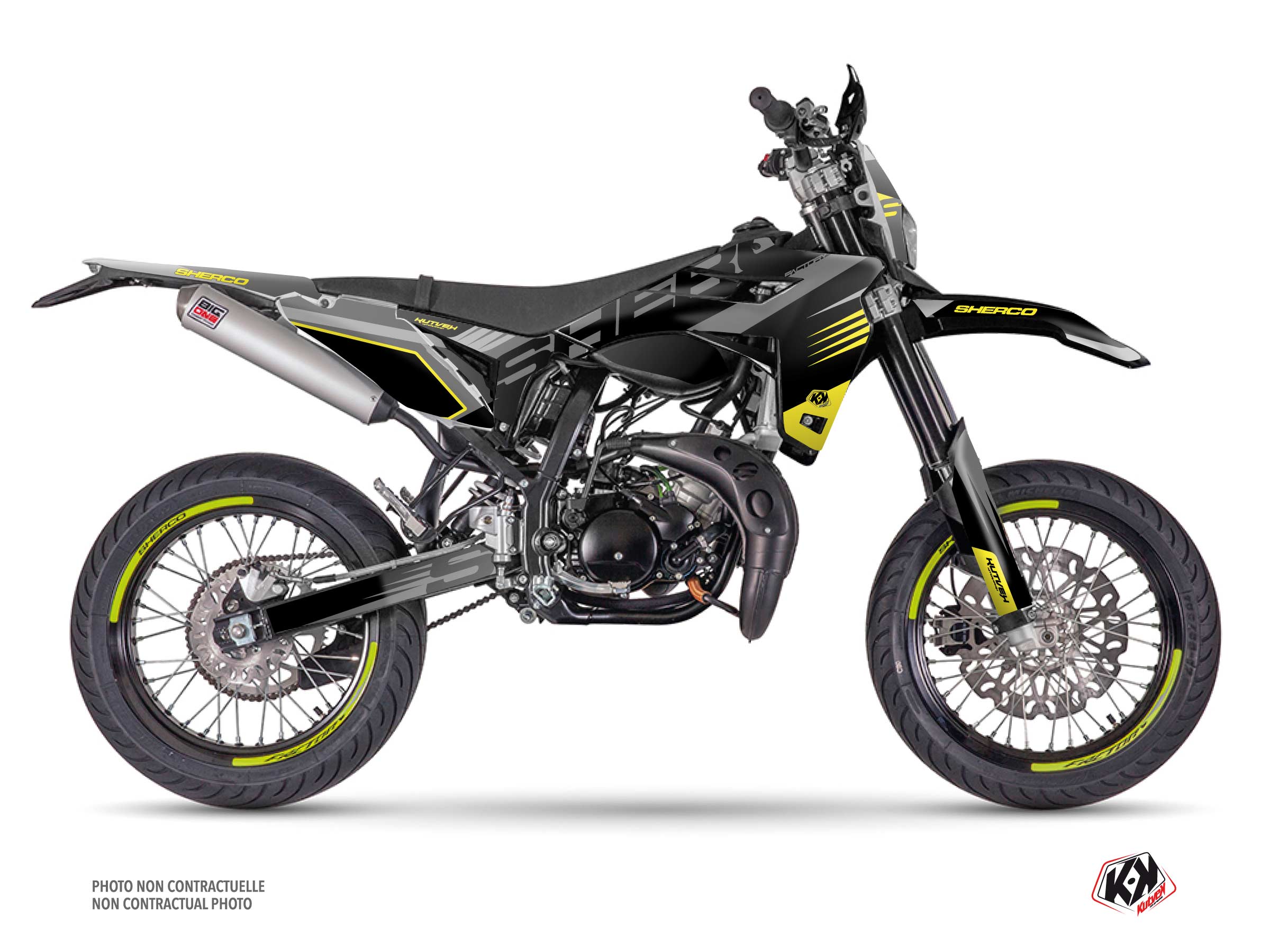 Fast Graphic Kit Sherco SM 50 Black