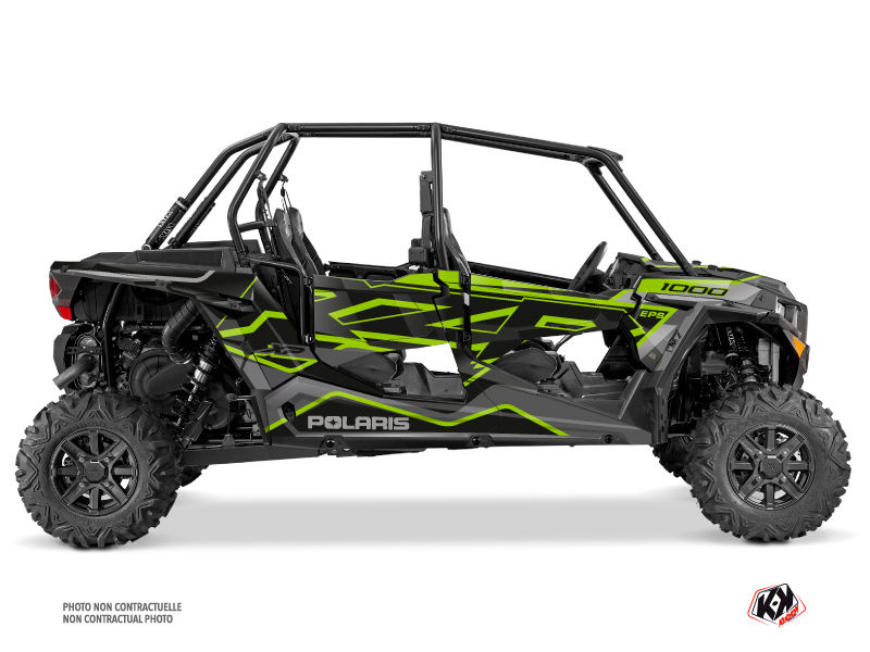 Kit Déco SSV Faster Polaris RZR 1000 4 portes Neon Gris