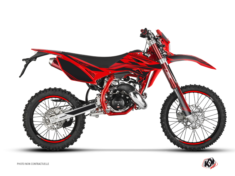 Beta RR 50 Enduro 50cc FIRENZE Graphic Kit Red Black