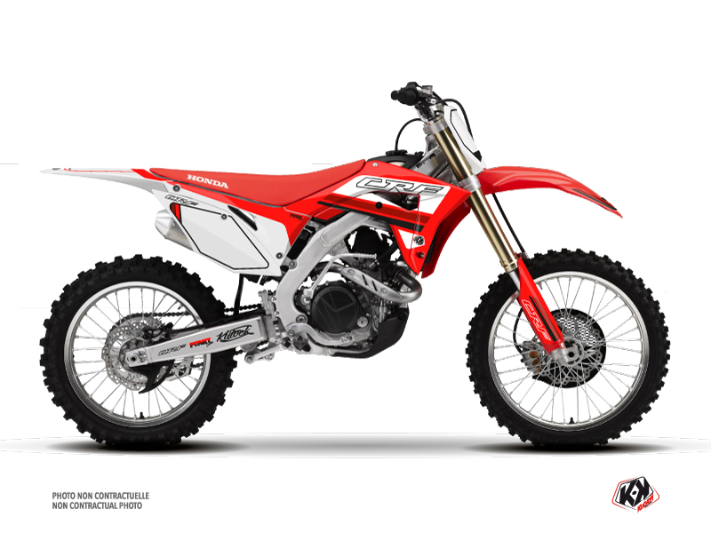Honda 250 CRF Dirt Bike First Graphic Kit Red