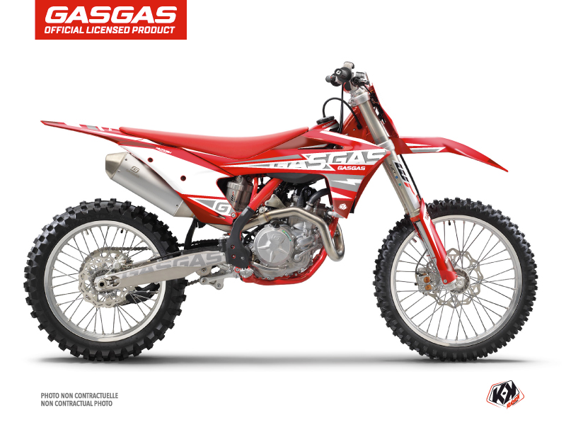 GASGAS MCF 450 Dirt Bike Flash Graphic Kit Red