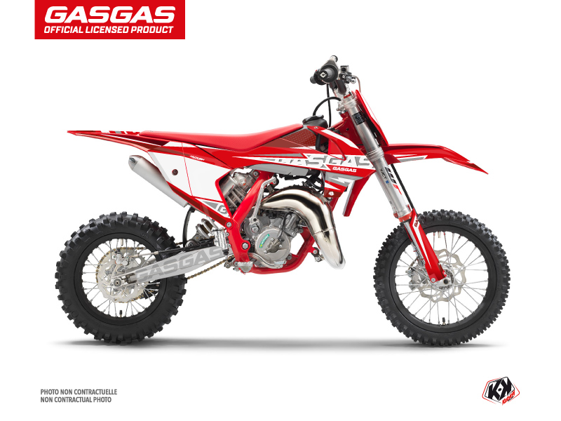 GASGAS MC 65 Dirt Bike Flash Graphic Kit Red